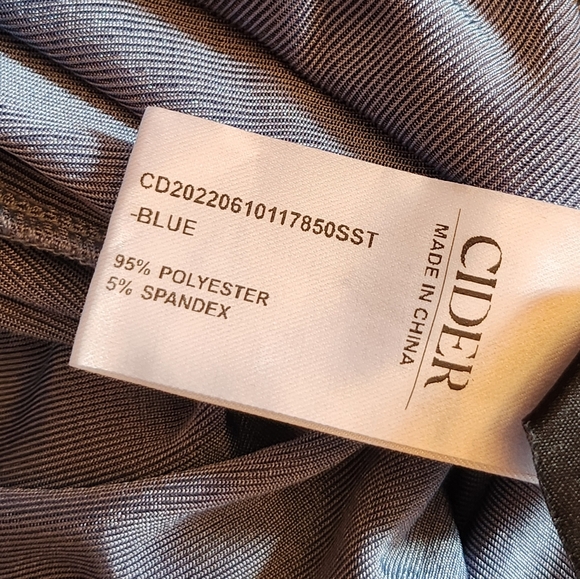 Cider Blue Midi Skirt - Picture 3 of 4